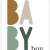 Pepermints Wenskaart Baby Boy.