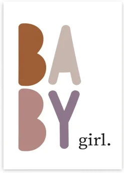 Pepermints Wenskaart Baby Girl.