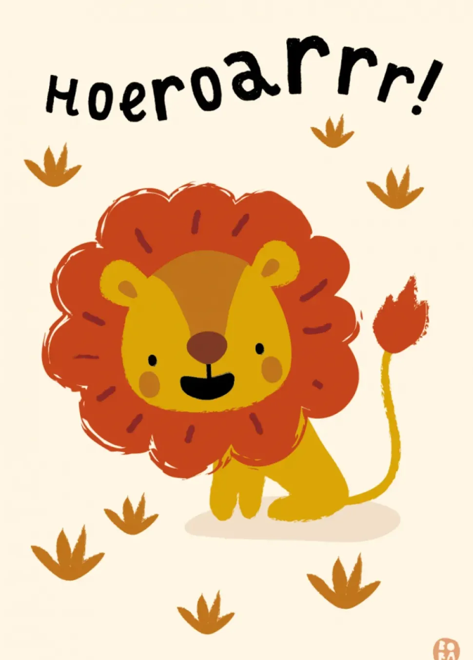 Postkaart Jungle Hoeroarrr