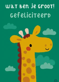 Postkaart Jungle Wat ben je groot