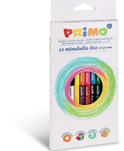 Primo Kleurpotlood 12=24 ø3.8 mm in doos Set 12-delig