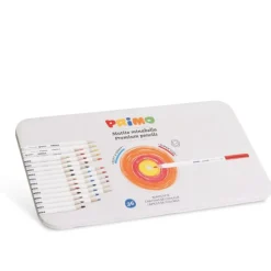 Primo Minabella Kleurpotloden ø3.8 Set 36-delig in blik