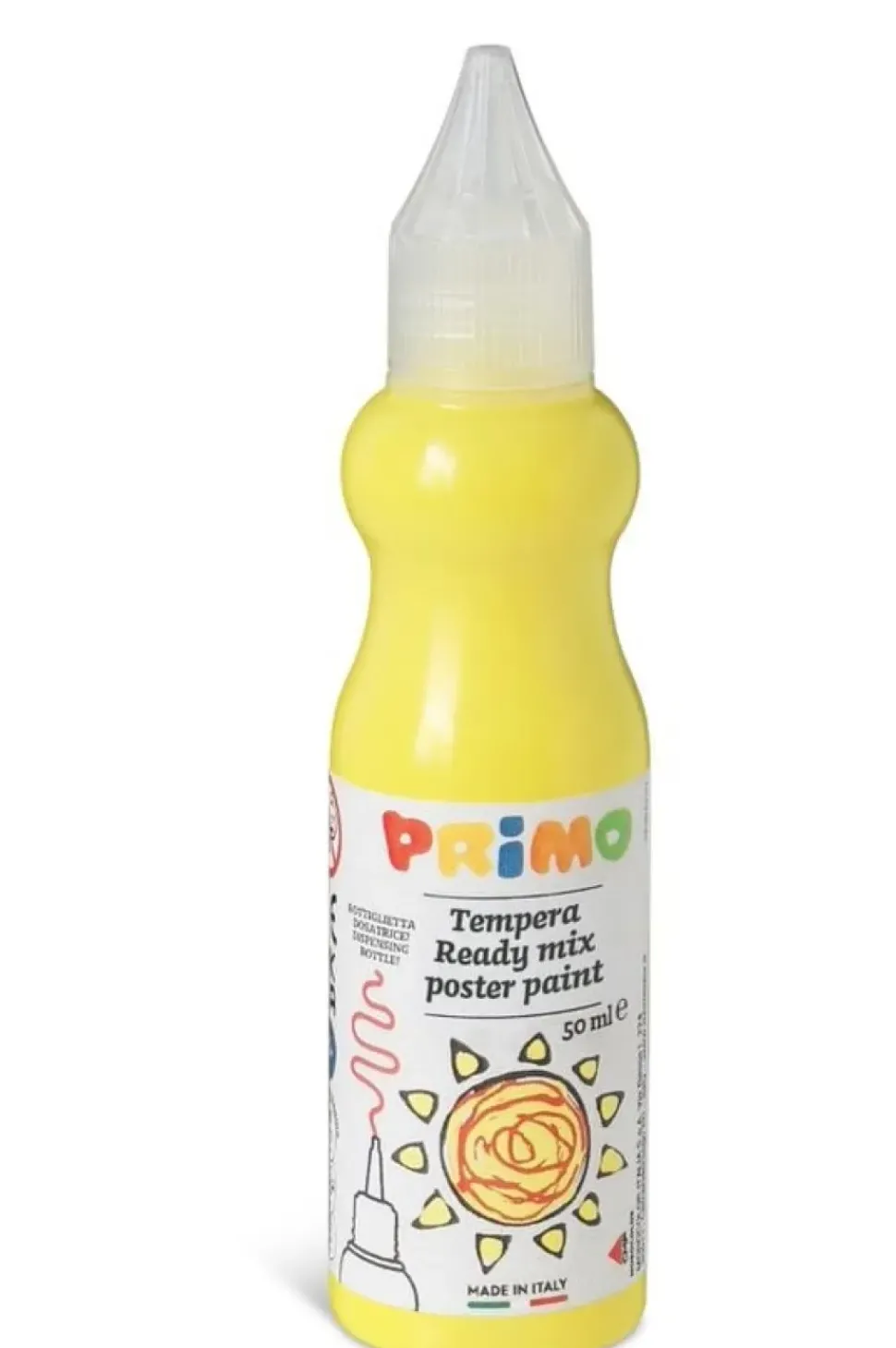 Primo Plakkaatverf in Spuitflesje Geel 50ml