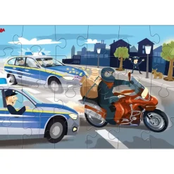 Puzzels In actie 24pcs set  2-delig