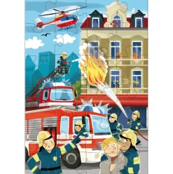 Puzzels In actie 24pcs set  2-delig