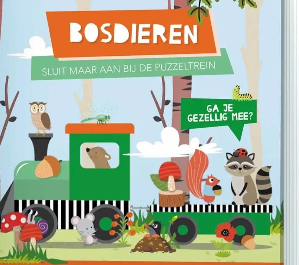 Puzzeltrein Bosdieren