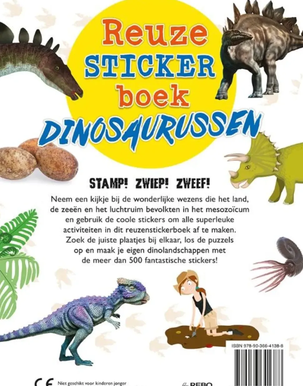 Reuzestickerboek Dinosaurussen