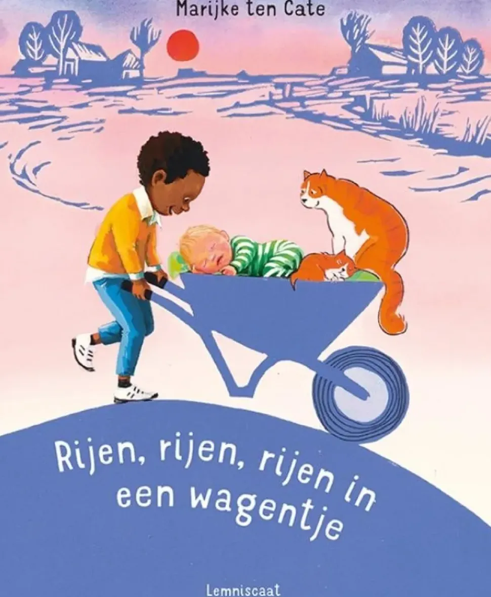 Rijen, rijen, rijen in een wagentje
