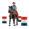 Schleich Barrel Racing met Cowgirl