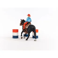 Schleich Barrel Racing met Cowgirl