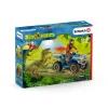 Schleich Speelset Vlucht van Velociraptor op Quad 41466