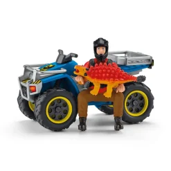 Schleich Speelset Vlucht van Velociraptor op Quad 41466