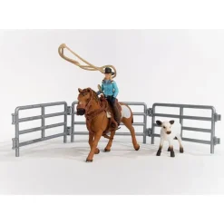 Schleich Team Roping met Cowgirl