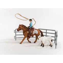 Schleich Team Roping met Cowgirl