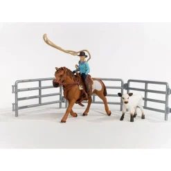 Schleich Team Roping met Cowgirl