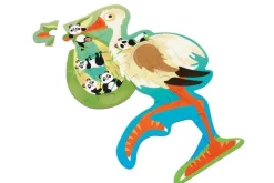 Scratch Contour Puzzel Ooievaar 26 pcs