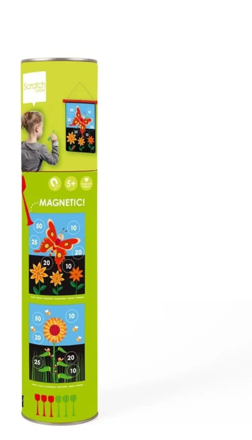 Scratch Magnetisch Dart Spel Tuin