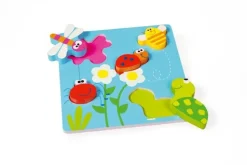 Scratch Puzzel Reliëf Tuin Hout