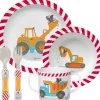 sigikid Dinner Set Bouw Melamine