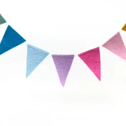 Sjaalmetverhaal Viltslinger Vlag Pasteltinten