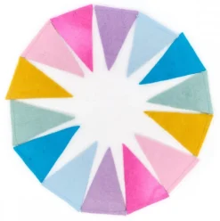 Sjaalmetverhaal Viltslinger Vlag Pasteltinten