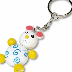 Sleutelhanger Jonge Dieren Hout Set 12-delig