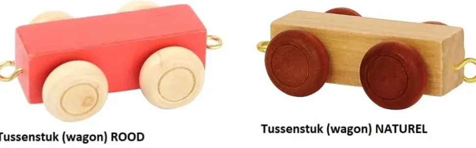 Small Foot Lettertrein Letters Gekleurd Hout