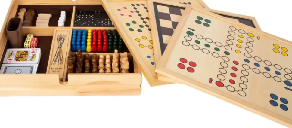 Small Foot Spellenset in Houten Opbergdoos 20-delig