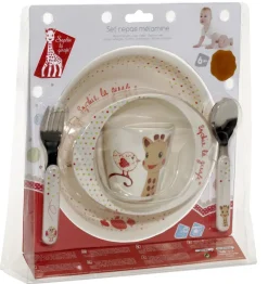 Sophie de Giraf Maaltijd Set Rood