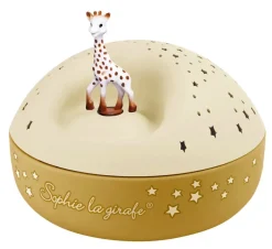 Sophie de Giraf Sterrenprojector Beige Nachtlamp met Muziek