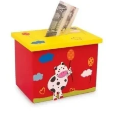 Spaarpot Dieren Hout