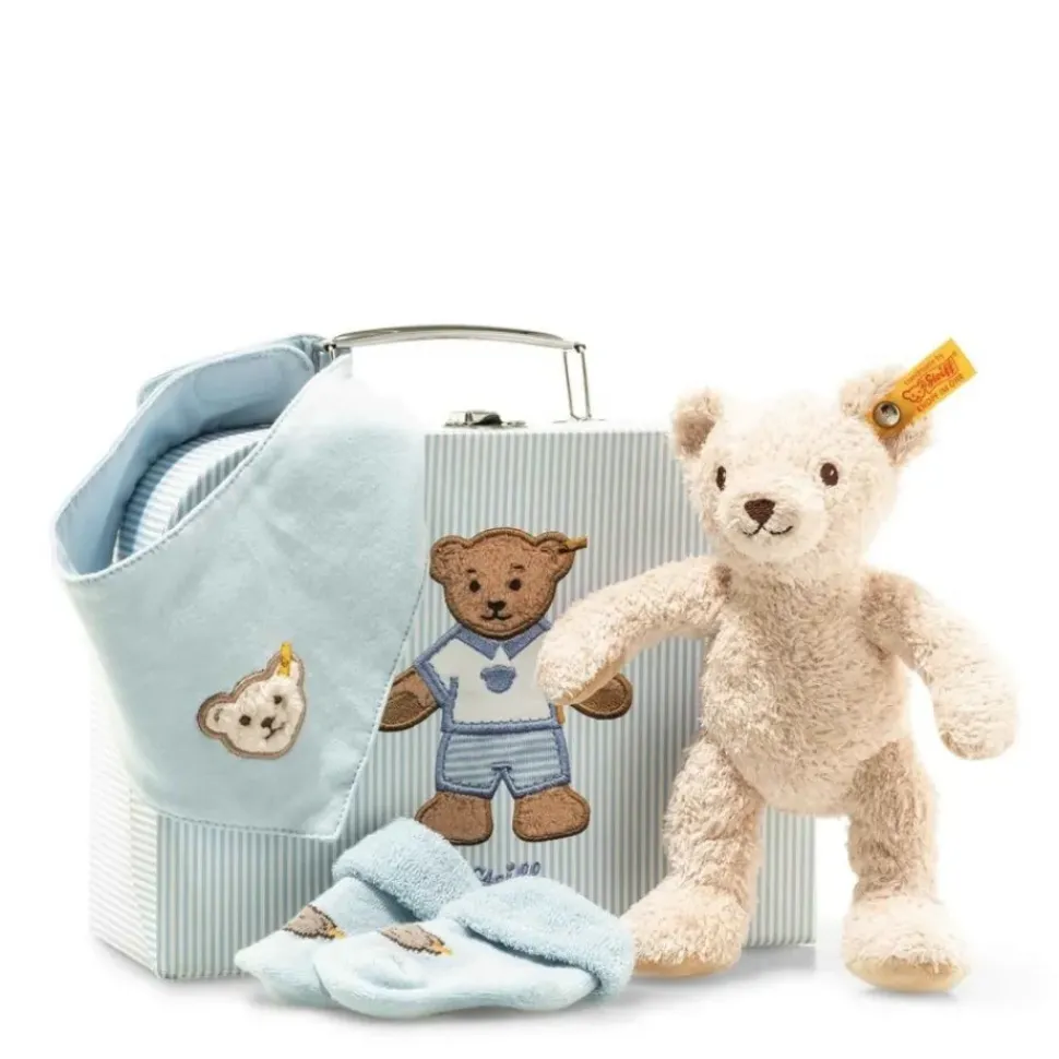 Steiff Geschenkset met Knuffel Blauw