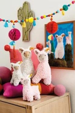 Steiff Knuffel Leandro Lama Staand 29 cm