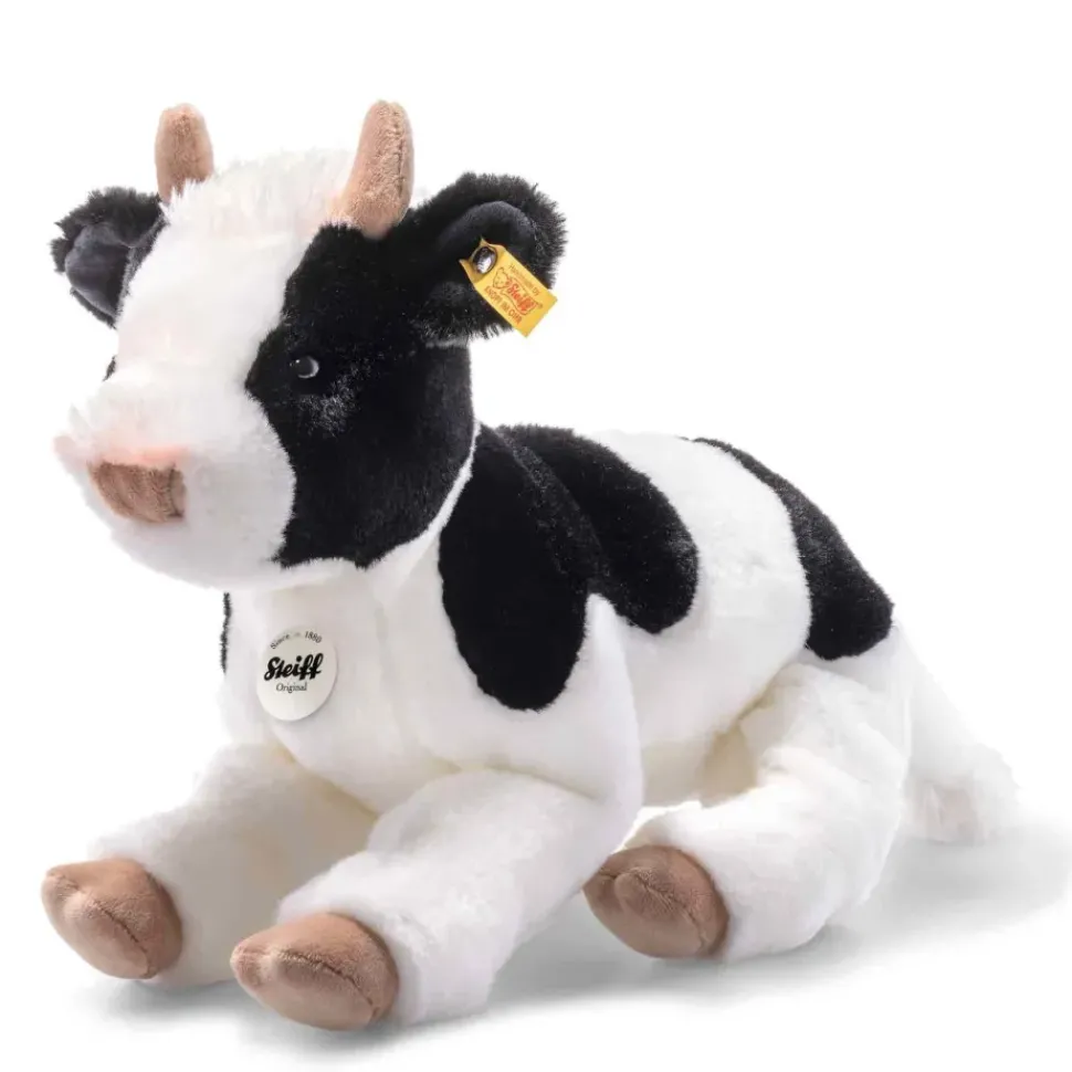 Steiff Knuffel Luise Koe Liggend 32cm
