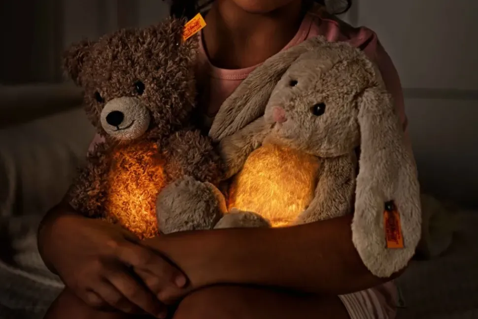 Steiff Knuffel met Licht Caspar Teddybeer 28cm