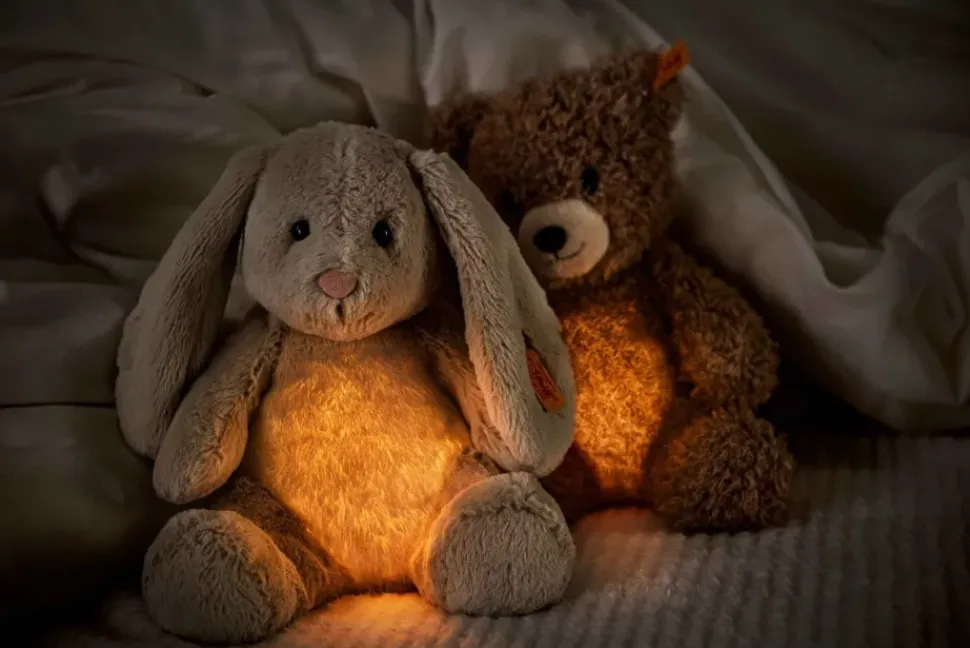 Steiff Knuffel met Licht Caspar Teddybeer 28cm