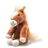 Steiff Knuffel Paard Soft Cuddly Friends Gola Zittend