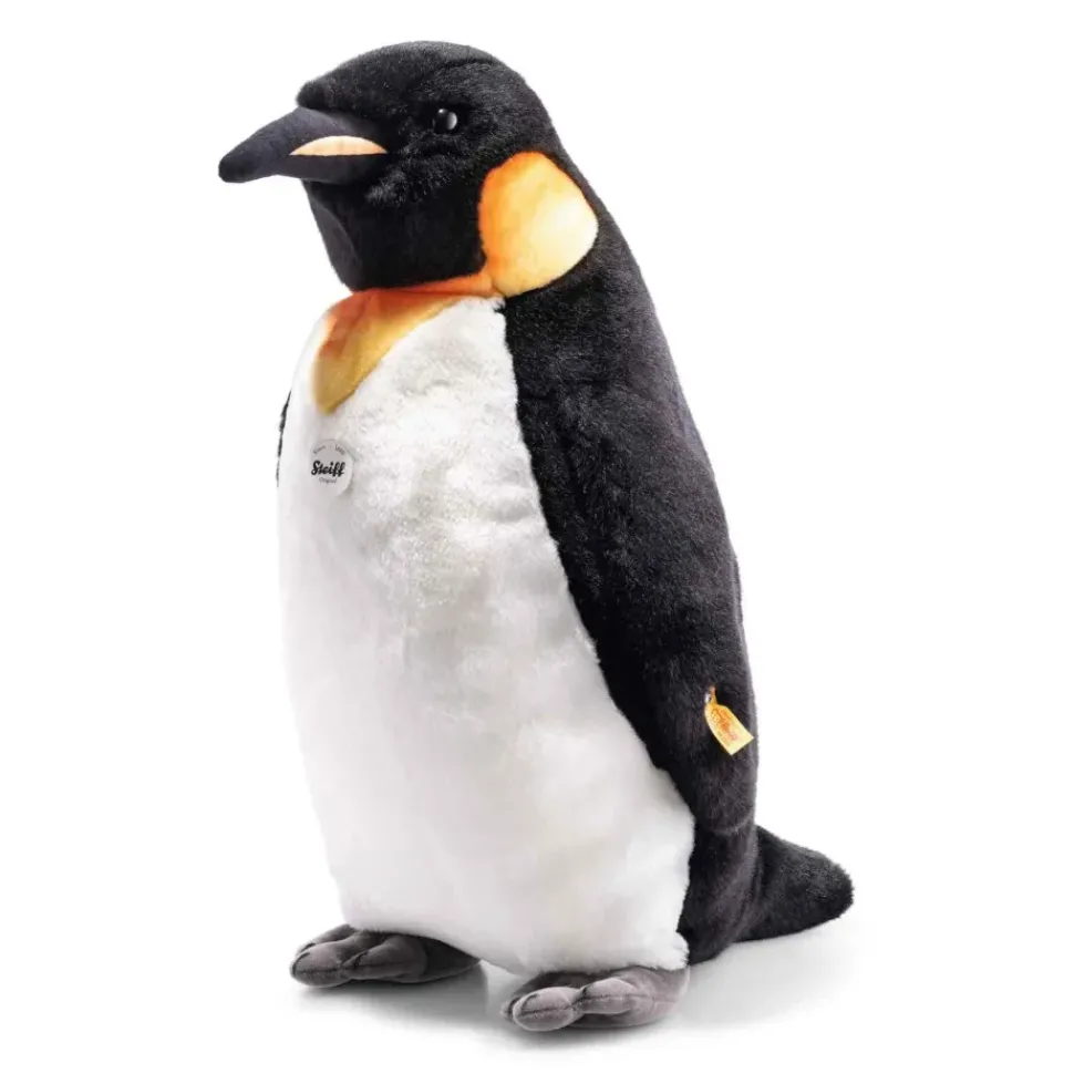Steiff Knuffel Palle Koningspinguin Zwart/Wit 52cm