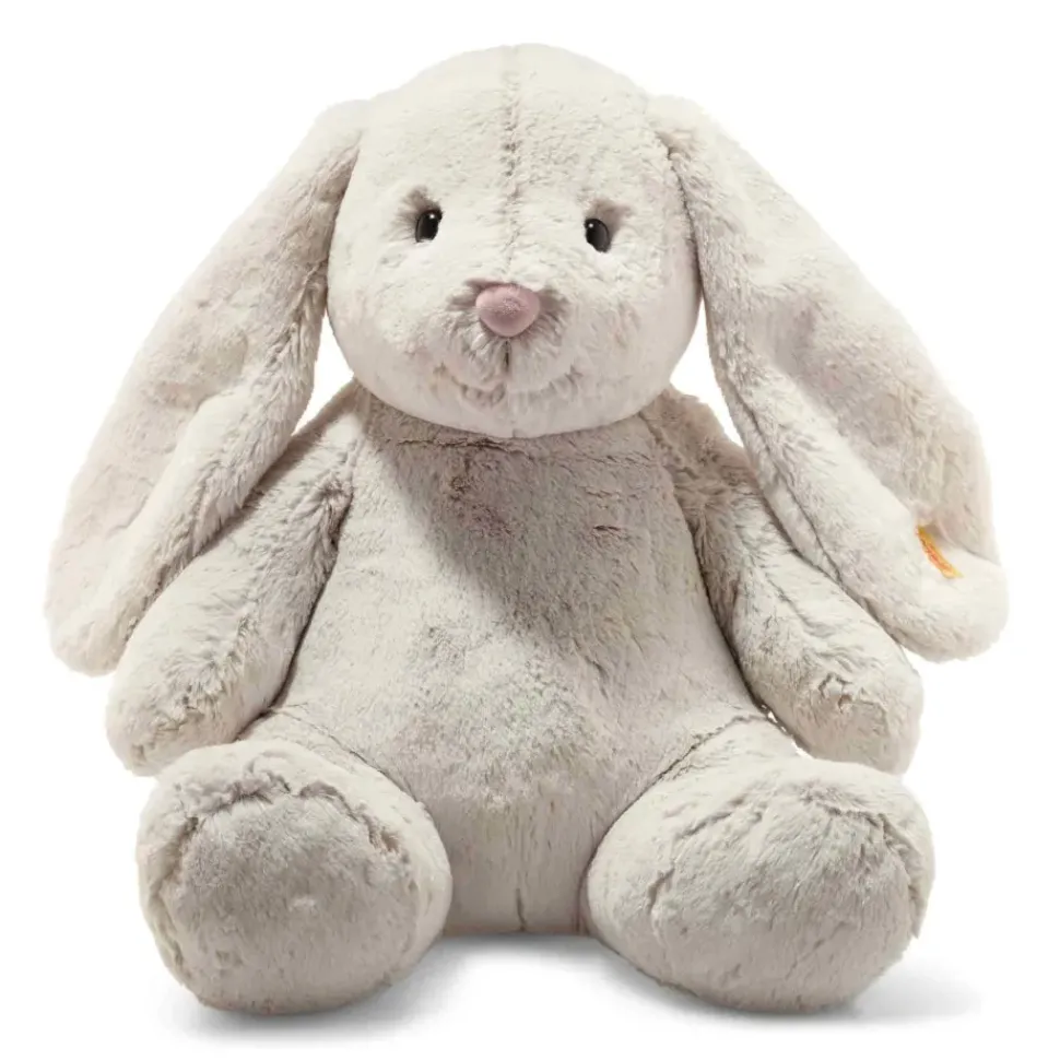 Steiff Knuffel Soft Cuddly Friends Hoppie Haas Lichtgrijs 48cm