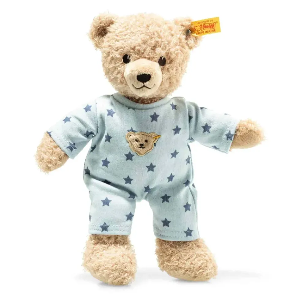 Steiff Knuffel Teddybeer Teddy and Me Blauw 25cm