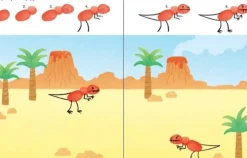 Stempelen met je vingers - Dinosaurussen