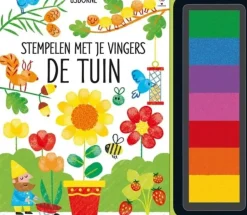 Stempelen met je vingers - De Tuin