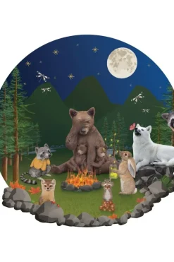 Sticky Tales Muursticker Groot Beer met zijn Vriendjes