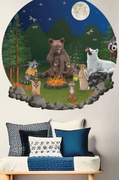 Sticky Tales Muursticker Groot Beer met zijn Vriendjes