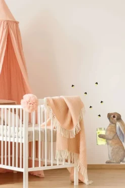 Sticky Tales Muursticker Konijn met Potje Vuurvliegjes