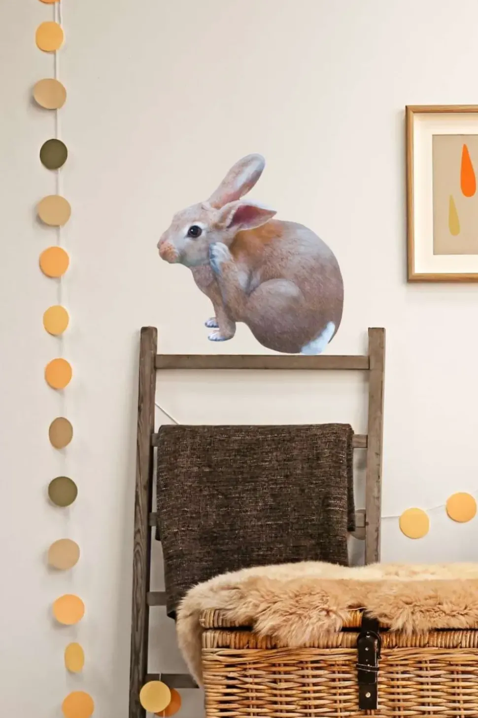 Sticky Tales Muursticker Konijn Tipi