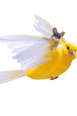 Sticky Tales Muursticker Kanarie Sacha en Muisje Bo