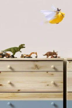 Sticky Tales Muursticker Kanarie Sacha en Muisje Bo