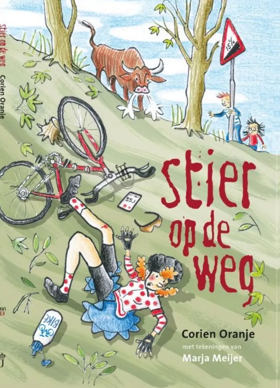 Stier op de weg