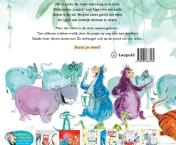 Tien olifanten op weg naar een dansfeest